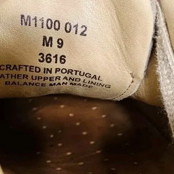 Samuel Hubbard Mens 9 Shoes Beige Nubuck/Suede Leather Casual M1100-012