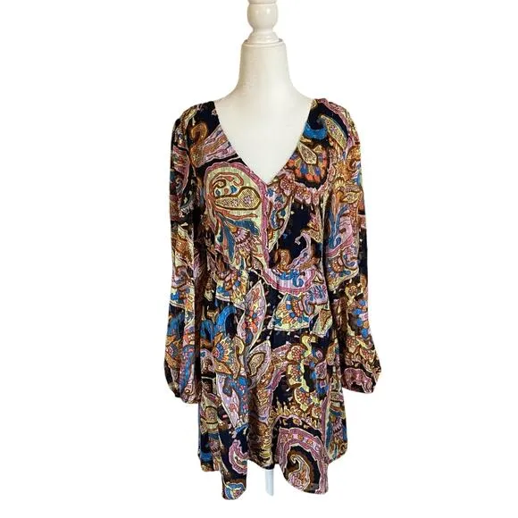 Sanctuary &quot;Girls Day Out&quot; Paisley Mini Dress