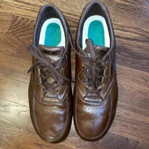 SAS Time Out brown leather lace up shoes