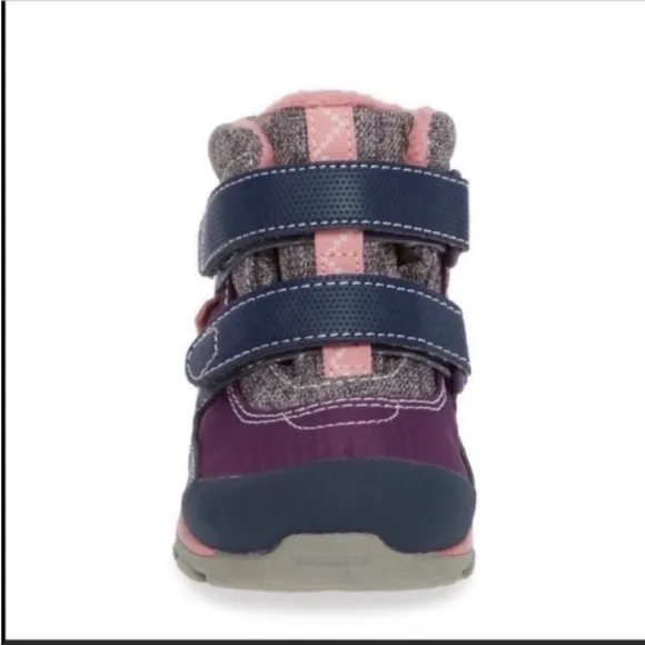 See Kai Run Atlas II Waterproof Insulated Snow Boots Shoes Purple Baby Girl NWT