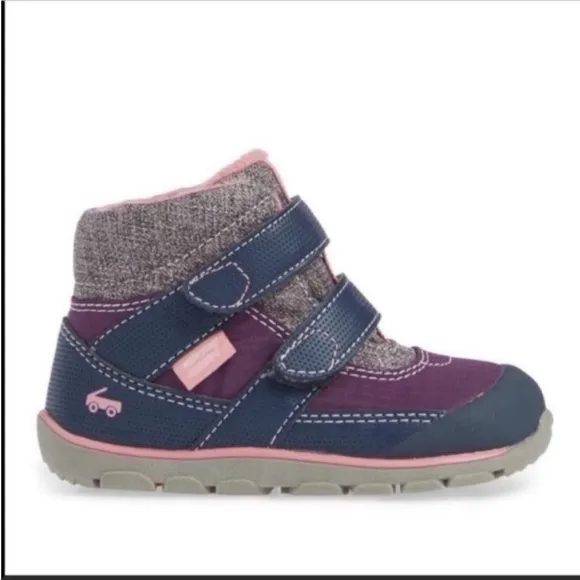 See Kai Run Atlas II Waterproof Insulated Snow Boots Shoes Purple Baby Girl NWT