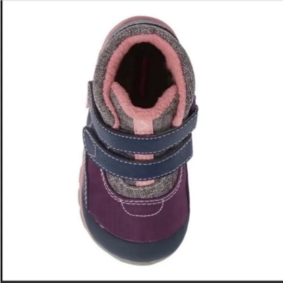 See Kai Run Atlas II Waterproof Insulated Snow Boots Shoes Purple Baby Girl NWT