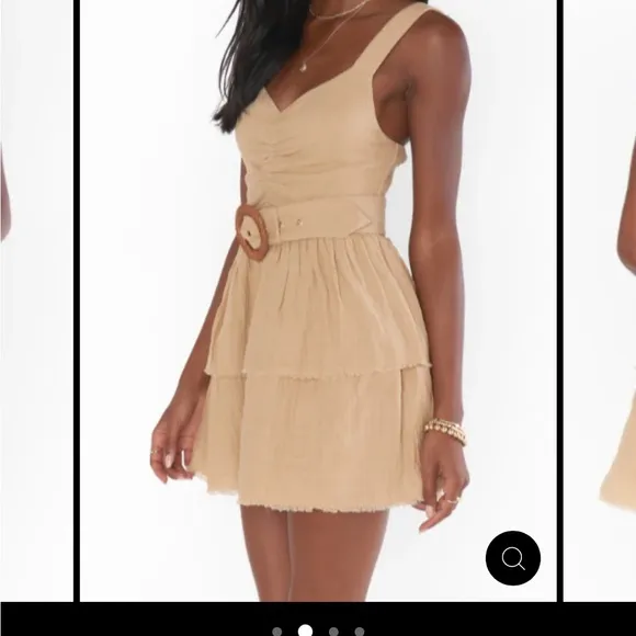 Show Me Your MuMu Cosmo Gauze Tanlines Mini Dress