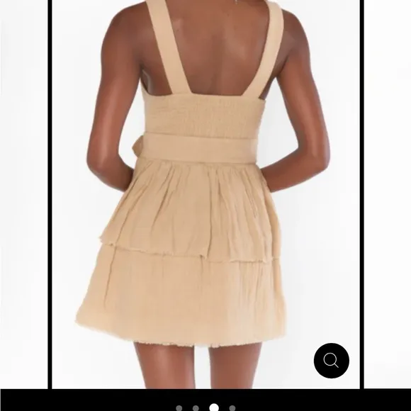 Show Me Your MuMu Cosmo Gauze Tanlines Mini Dress