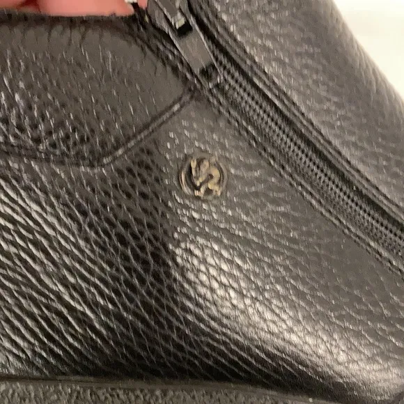 Sioux Men's Black Leather Zip Boots Size 10