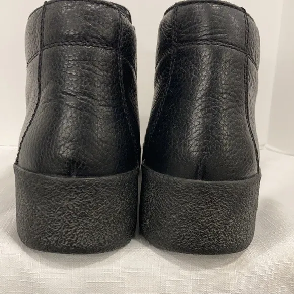 Sioux Men's Black Leather Zip Boots Size 10