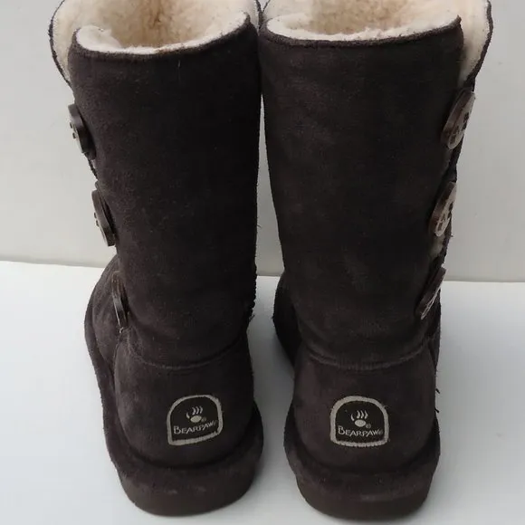 SIZE 13 youth. BEARPAW LAUREN sheepskin boots.
