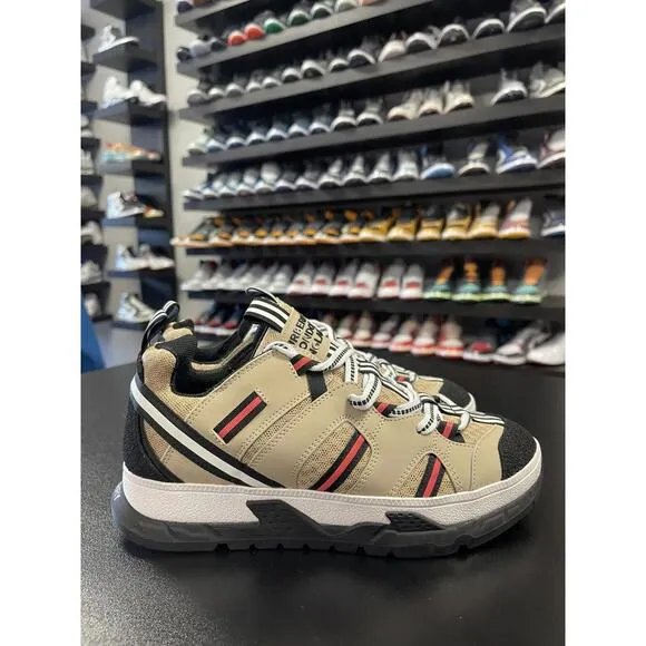 Size 5US/35EU - Burberry Women's &quot;LOW TOP&quot; Multi-Color Sneakers Hiking Shoes