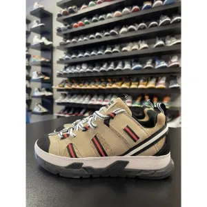 Size 5US/35EU - Burberry Women's &quot;LOW TOP&quot; Multi-Color Sneakers Hiking Shoes