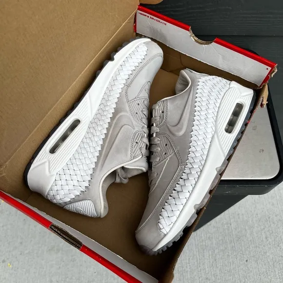 Size 9M - Nike Air Max 90 Woven &quot;Light Iron Ore&quot;