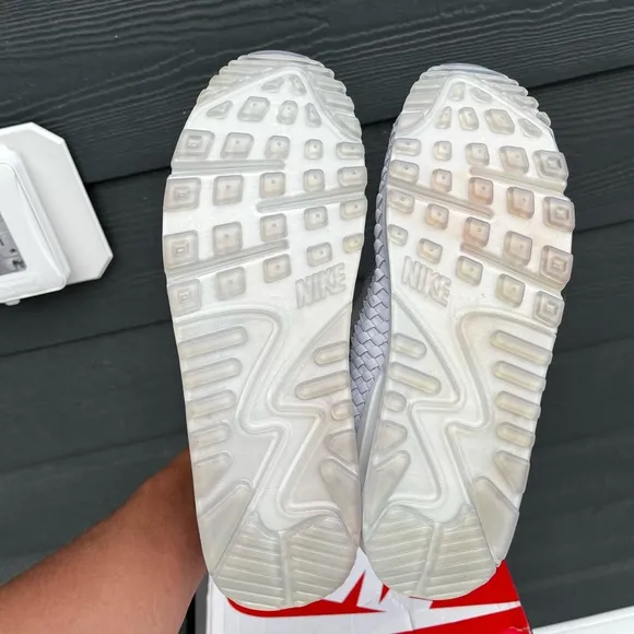Size 9M - Nike Air Max 90 Woven &quot;Light Iron Ore&quot;