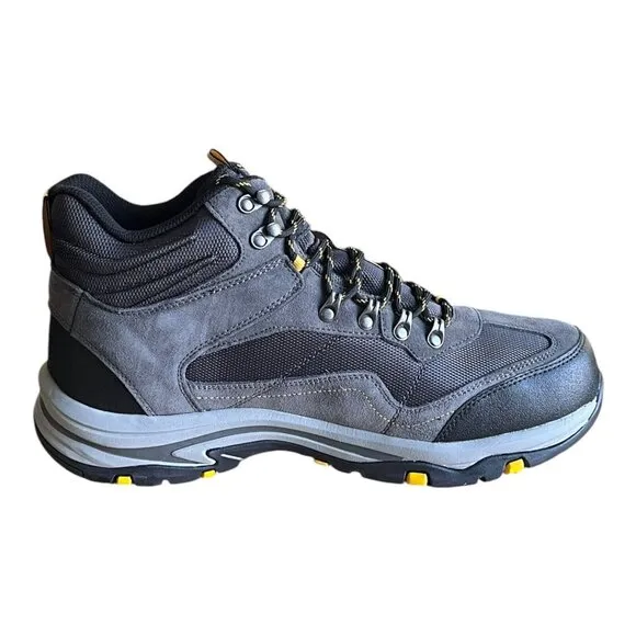 Skechers Trego Pacifico Waterproof Hiking Boots Memory Foam Gray Men’s Size 13