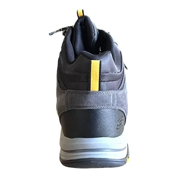 Skechers Trego Pacifico Waterproof Hiking Boots Memory Foam Gray Men’s Size 13
