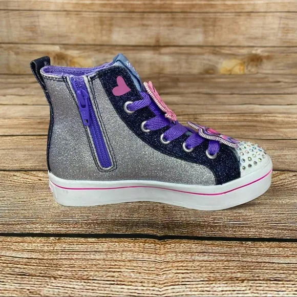 Skechers Twinkle Toes Twi-Lites Youth Size 11.5 Light Up Sneakers 10983L - NEW