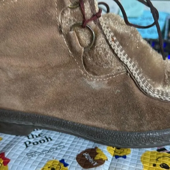 Snowland Retro Boots Brown Snow Boots 1960's - 1970's Size 7