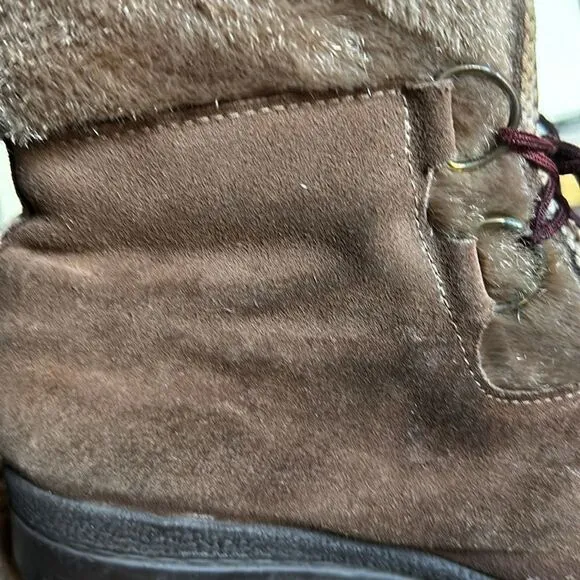 Snowland Retro Boots Brown Snow Boots 1960's - 1970's Size 7