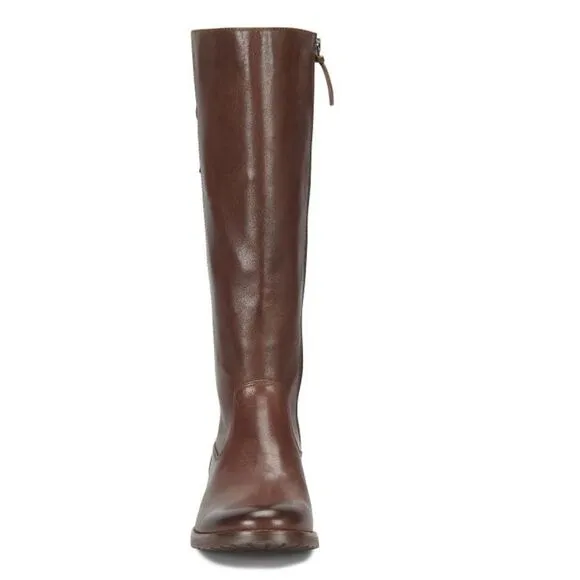 Sofft Sharnell II Tall Dark Brown Back Tie Women’s Boots size 6