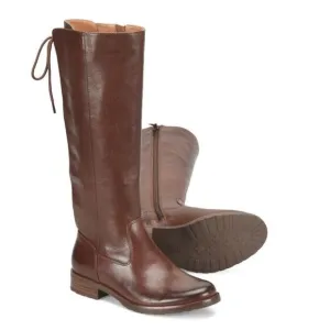 Sofft Sharnell II Tall Dark Brown Back Tie Women’s Boots size 6