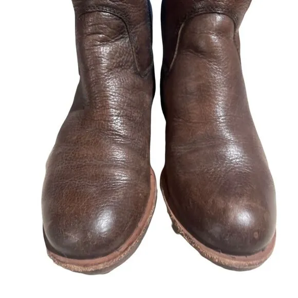 Sofft Sharnell II Tall Dark Brown Back Tie Women’s Boots size 6