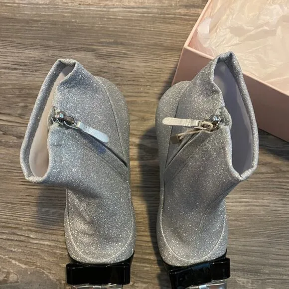 Sophia Webster Andie Bow Stretch Booties