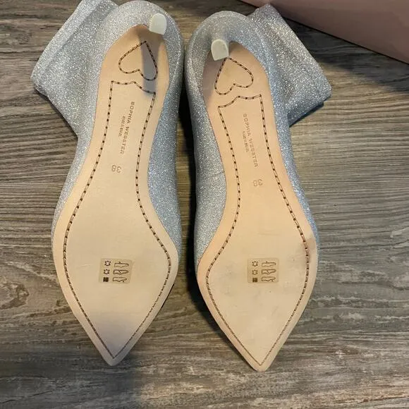 Sophia Webster Andie Bow Stretch Booties