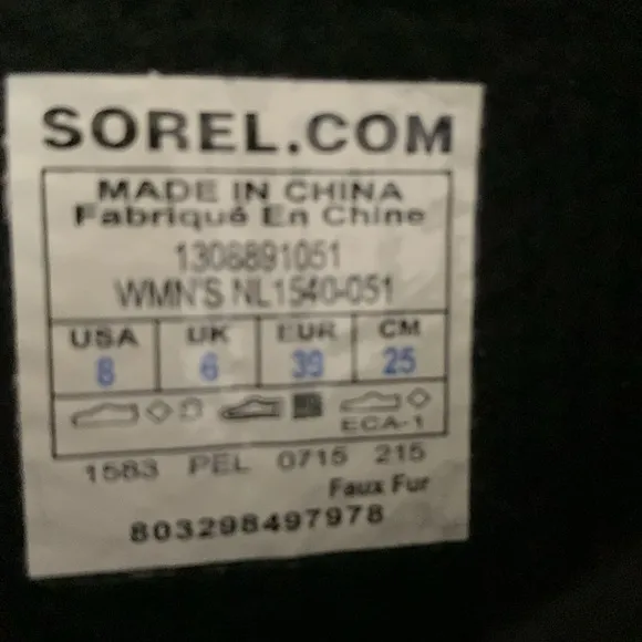 Sorel boots 8