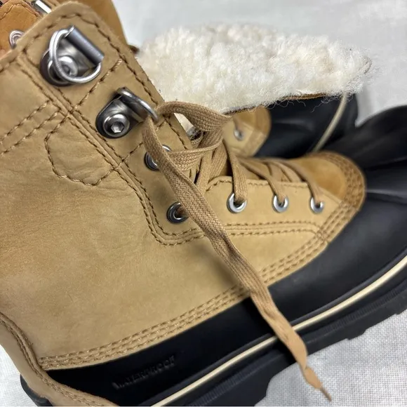 Sorel Boots &amp; Footwear Caribou Storm Waterproof Winter Boot Mens Buff  Size 10
