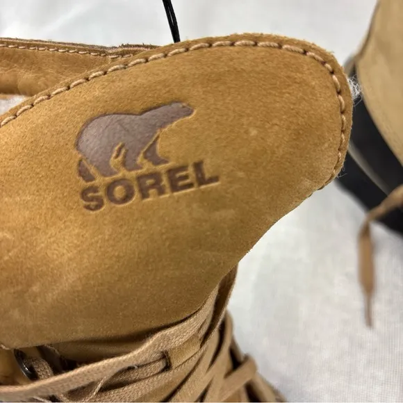 Sorel Boots &amp; Footwear Caribou Storm Waterproof Winter Boot Mens Buff  Size 10