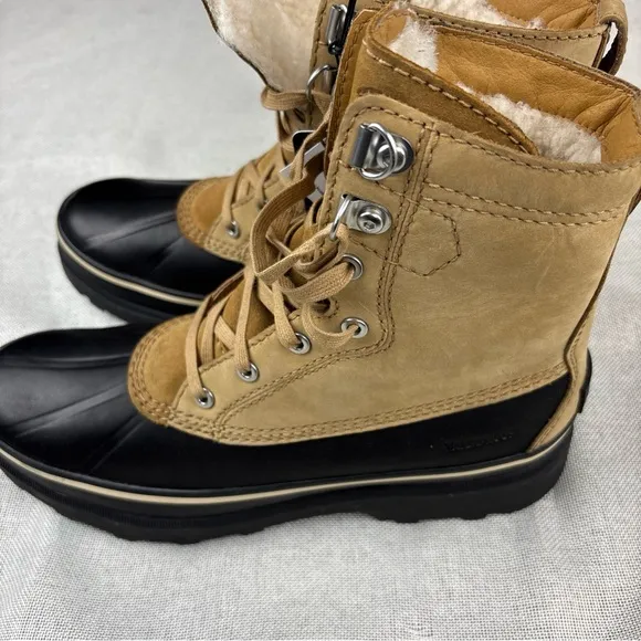 Sorel Boots &amp; Footwear Caribou Storm Waterproof Winter Boot Mens Buff  Size 10