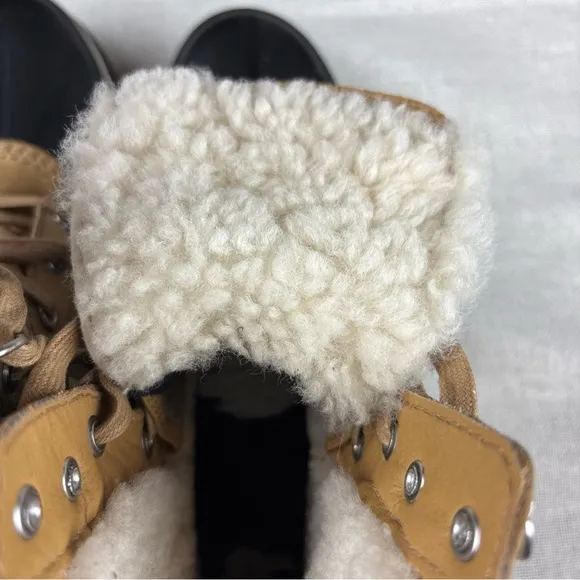 Sorel Boots &amp; Footwear Caribou Storm Waterproof Winter Boot Mens Buff  Size 10