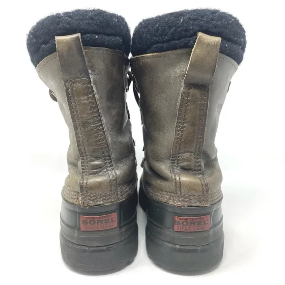 Sorel Caribou Snow Boot Brown Mens 9