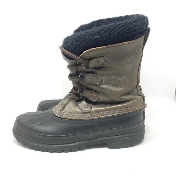 Sorel Caribou Snow Boot Brown Mens 9
