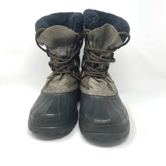 Sorel Caribou Snow Boot Brown Mens 9