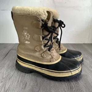 Sorel Caribou Vintage Kaufman Canada VNC Men's Size 9 Lined Hard Weather Boots