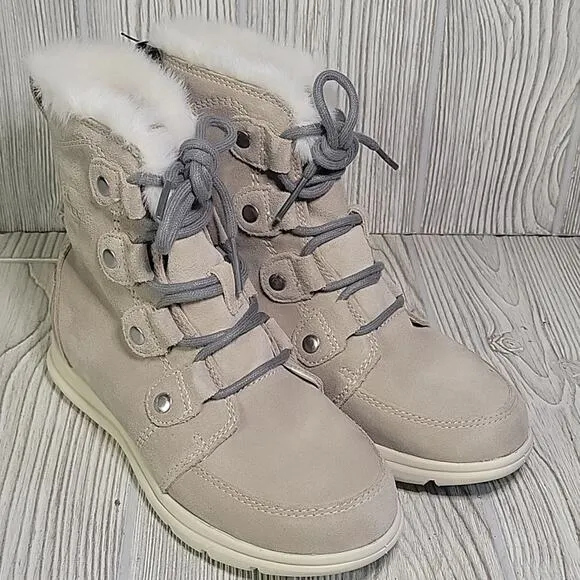 Sorel Explorer Joan Boot Ancient Fossil Winter Boots Womens Size 5.5 NEW