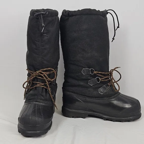 Sorel Kaufman Canada  Black Winter Boots Size 7