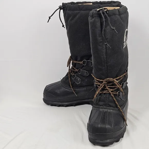 Sorel Kaufman Canada  Black Winter Boots Size 7