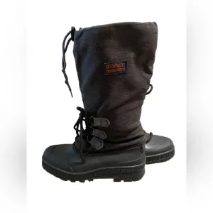 Sorel Kaufman Canada Boots Gray with Rubber Soles - Women’s  Size 8 Lace Up