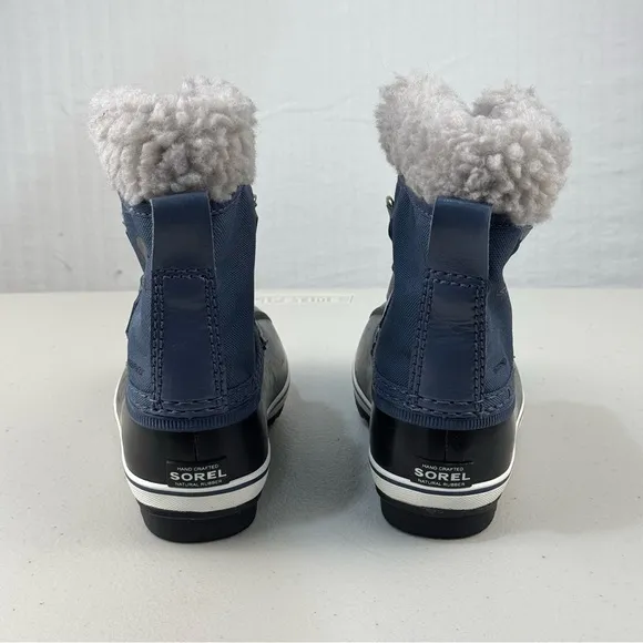 Sorel Kids' Blue/Black Yoot Pac Nylon Winter Snow Boots Waterproof Size 9 EUR 26