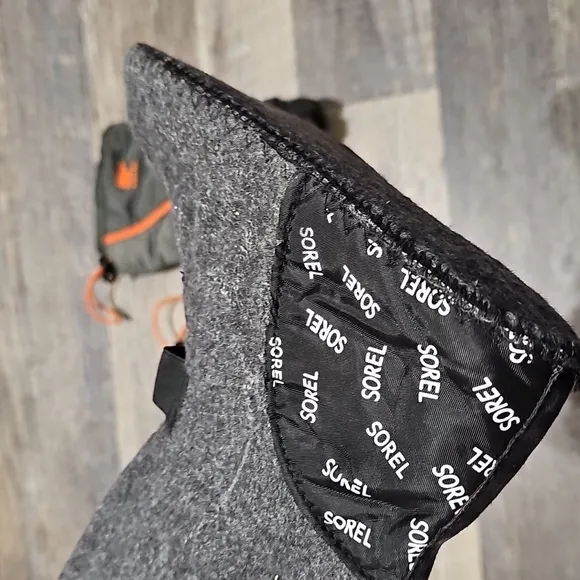 Sorel Kids' Gray and Orange Winter Boots