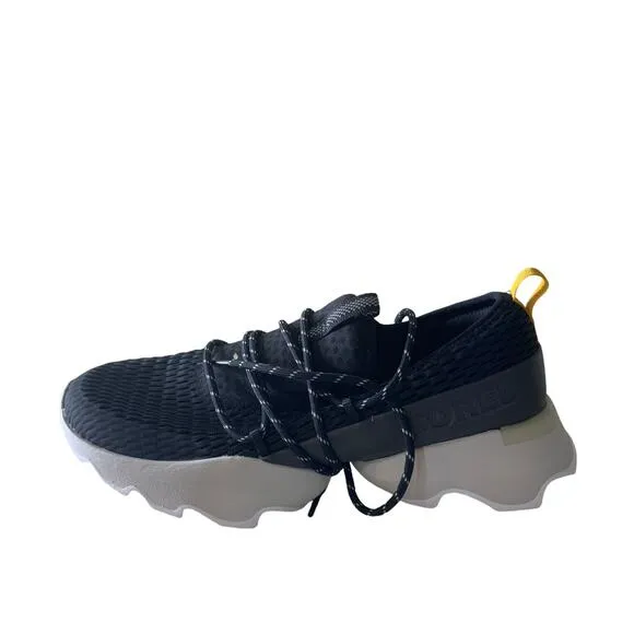Sorel Kinetic Impact Mesh Sneakers Womens Size 9.5 Lace Up Casual Black Shoes