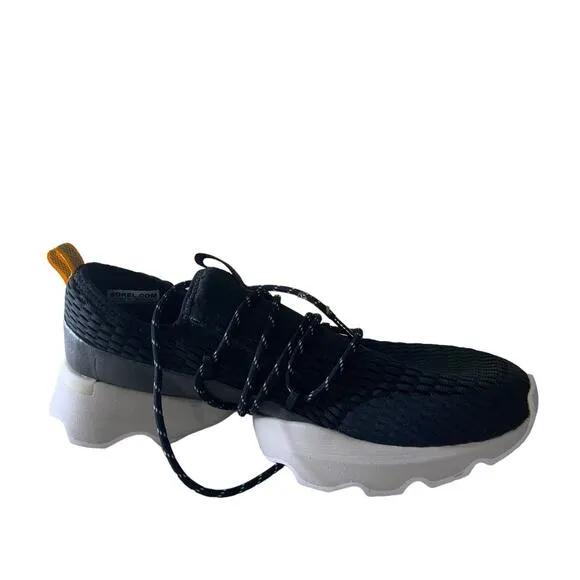 Sorel Kinetic Impact Mesh Sneakers Womens Size 9.5 Lace Up Casual Black Shoes