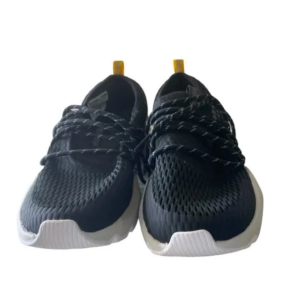 Sorel Kinetic Impact Mesh Sneakers Womens Size 9.5 Lace Up Casual Black Shoes