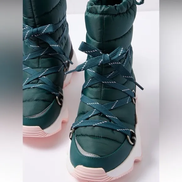 Sorel Kinetic Impact Nxt Boot WP Green Pink 6.5