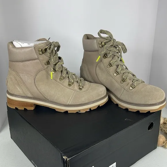 Sorel Lennox Hiker STKD Boot Sz 11 Color Beige Waterproof  NWT