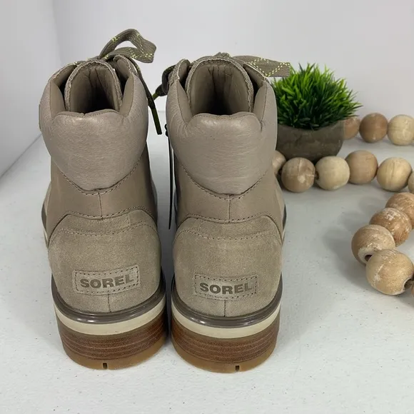 Sorel Lennox Hiker STKD Boot Sz 11 Color Beige Waterproof  NWT