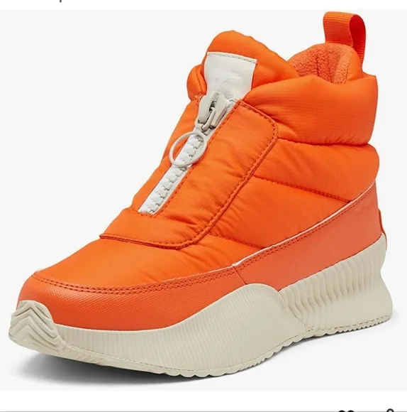 🆕🎉Sorel Out N About Puffy Zip Boots in Heatwave Fawn