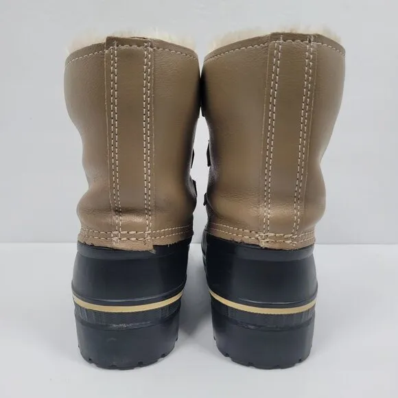 Sorel RAM Kaufman Men's Brown Black Snow Winter Duck Boots US Size 5