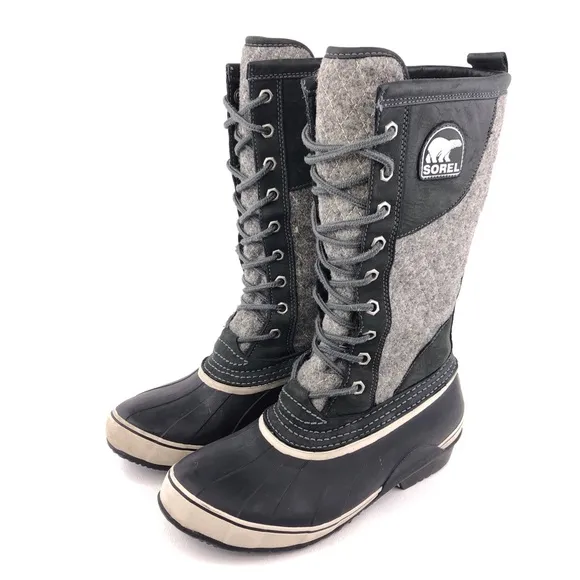 Sorel Sorelli Tall Lace up Winter Boots 7
