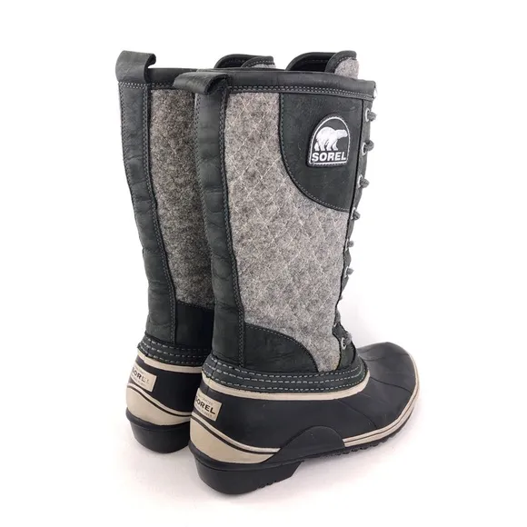 Sorel Sorelli Tall Lace up Winter Boots 7